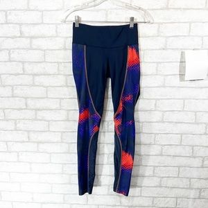 Athlete electro cobalt mesh leggings size XXS